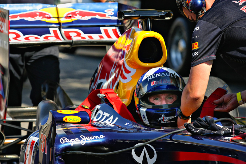 Illustration for article titled Red Bull Austin F1 David Coulthard Texas